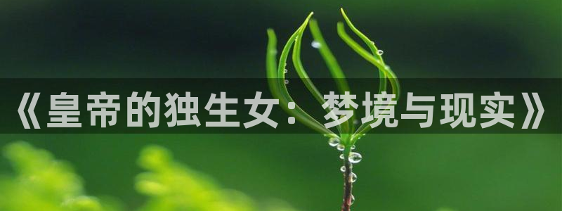 贝勒漫画abo：《皇帝的独生女：梦境与现实》